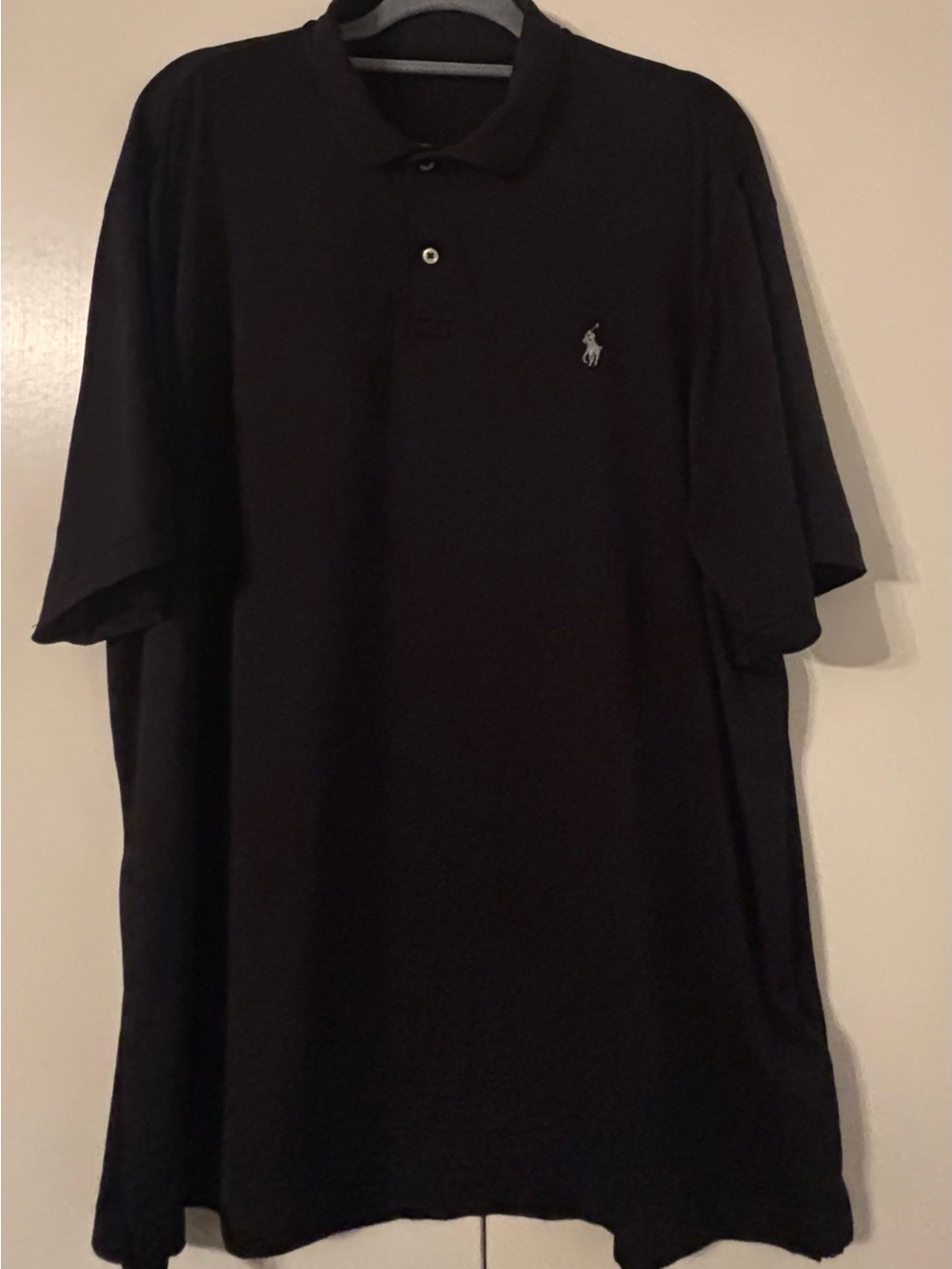 Polo by Ralph Lauren Black Men's Polo with Embroidered Pony